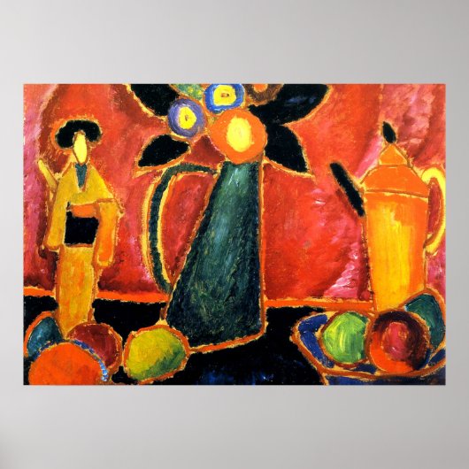 花日本の ポスター (正面)