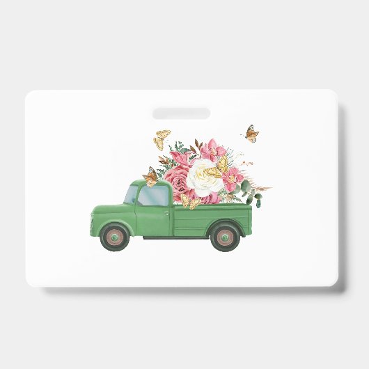 花昇華デザイン バッジ (正面)