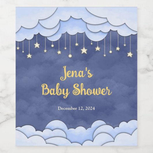 花星の青い空 – ワインラベル (シングルラベル)