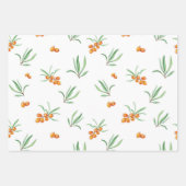 花春咲きフローラシームレス ラッピングペーパーシート (正面2)