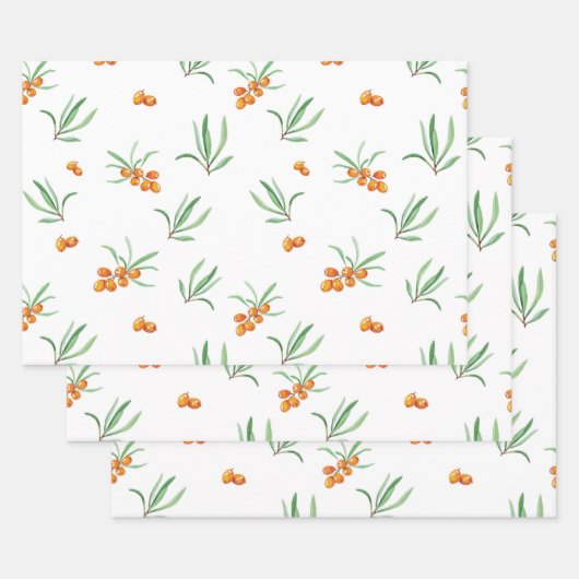 花春咲きフローラシームレス ラッピングペーパーシート (セット)