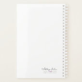 花最高のの開花写真 プランナー手帳 (裏面)