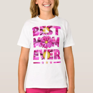 花最高の母Est2022母の日ママ Tシャツ