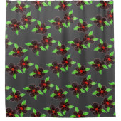 花木炭グレーシャワーカーテン シャワーカーテン (正面)