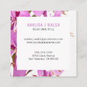 花札 スクエア名刺 (裏面)