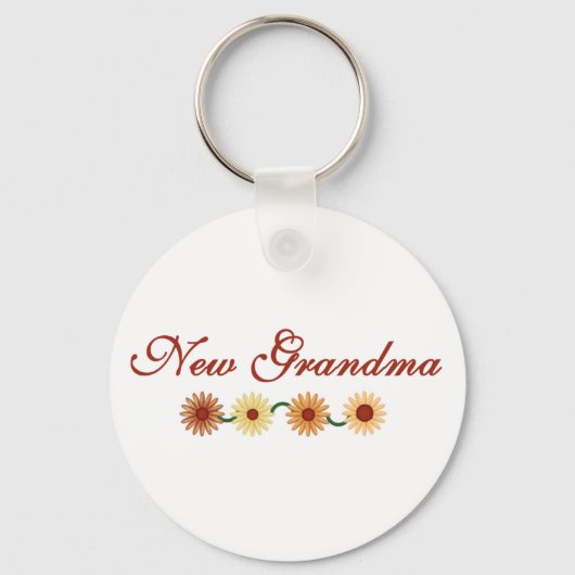 花束おばあちゃん キーホルダー (正面)