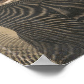 花束からカバーを取り外す緑のバラ ポスター (角)