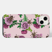花束とタランチュラ iPhoneケース (裏面横)