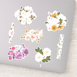 花束のカスタムカット ビニールステッカー シール
