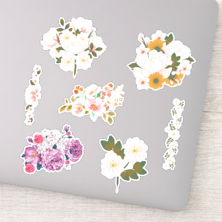 花束のカスタムカット ビニールステッカー シール