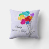 花束のハート紙バルーン クッション (裏面)