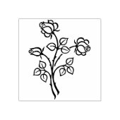 花束のバラスタンプ ラバースタンプ (インプリント)