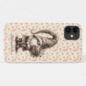 花束のピンクのノーム Case-Mate iPhoneケース (裏面(横))