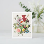 花束のポストカード ポストカード (スタンド正面)