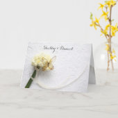 花束の上の結婚蝶 カード (黄色い花)