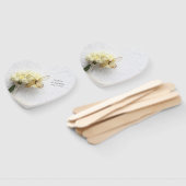 花束の上の蝶 ハンドファン (組立なし)