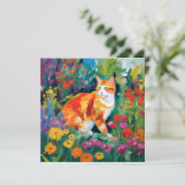 花束の中の猫あいさつ (スタンド正面)