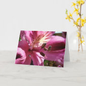 花束の中の花 カード (黄色い花)