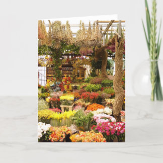 花束の挨拶状 カード