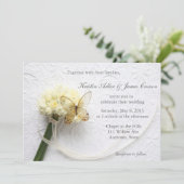 花束の結婚蝶 招待状 (スタンド正面)