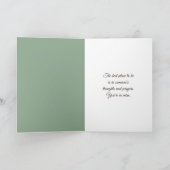 花束をテーブルに置く カード (内部)