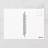 花束を下さい!1885年より。 ポストカード (裏面)