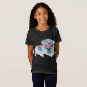 花束カラフル鮮やかと。 Tシャツ (正面フル)