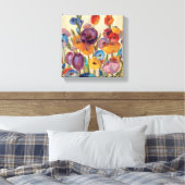 花束カラフル キャンバスプリント (インサイチュ (寝室))