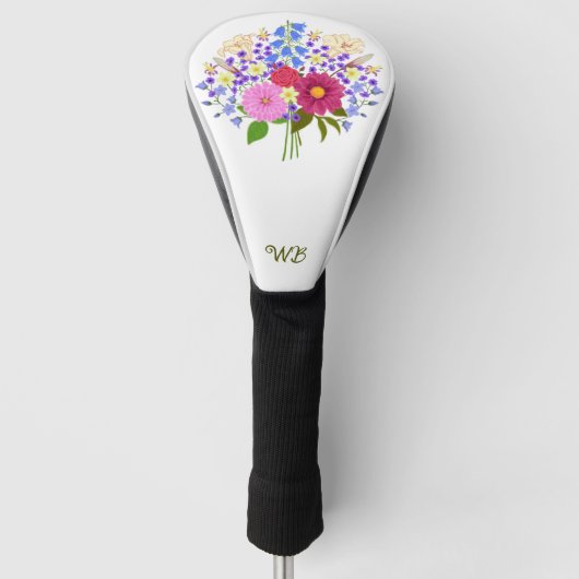 花束ゴルフヘッドカバー ゴルフヘッドカバー (正面)