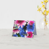 花束ノートカード カード (黄色い花)