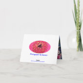 花束ノートカード カード (裏面)