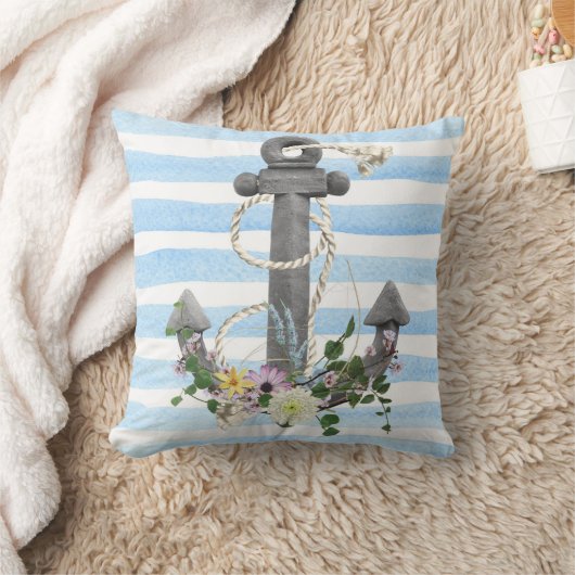 花束付いかり クッション (ブランケット)