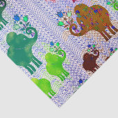 花束付きゾウ 薄葉紙 (詳細)