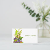 花束名刺 名刺 (スタンド正面)