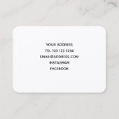 花束名刺 名刺 (裏面)