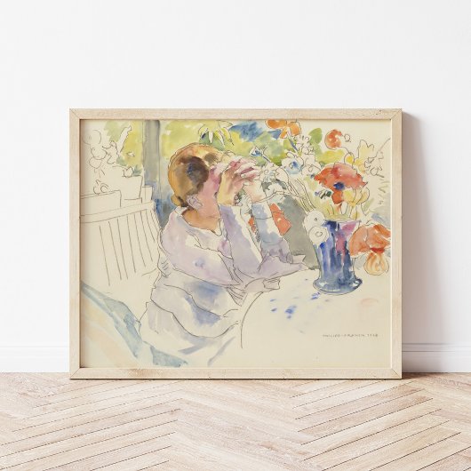 花束女性 | フィリップ・フランク ポスター