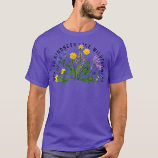 花束引用文ワイルドフローのような優しさを広げる Tシャツ