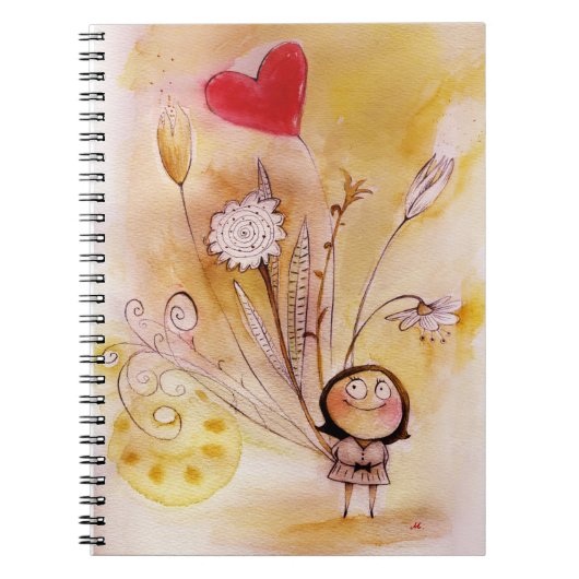 花束手帳 ノートブック (正面)