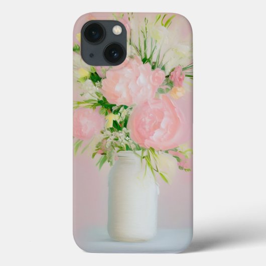 花束油絵iPhoneケース Case-Mate iPhoneケース (裏面)