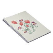 花束繊細なフローラ配置 ノートブック (右側)