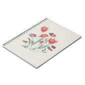 花束繊細なフローラ配置 ノートブック (左側)
