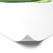 花束花ウェルカムベビーシャワーパーティー ポスター (角)