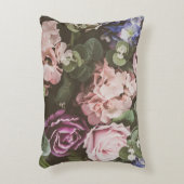 花束花、ヴィンテージフィルター、美しい背景 アクセントクッション (正面(垂直))