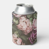 花束花、ヴィンテージフィルター、美しい背景 缶クーラー (缶正面)