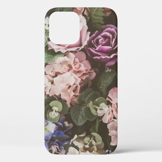 花束花、ヴィンテージフィルター、美しい背景 Case-Mate iPhoneケース (裏面)