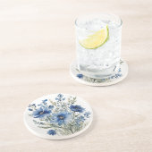 花束 エレガントな水彩画 コースター (側面)