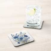 花束 エレガントな水彩画 コースター (右側)