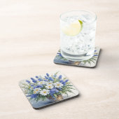 花束 エレガント 水彩 コースター (右側)