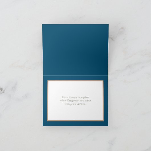 花束 オーキッド&ローズ ウェディング サンクス サンキューカード (内部)