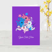 花束 カード (黄色い花)